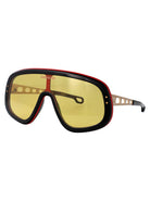BLACK RED ACETATE SUNGLASSES Carrera