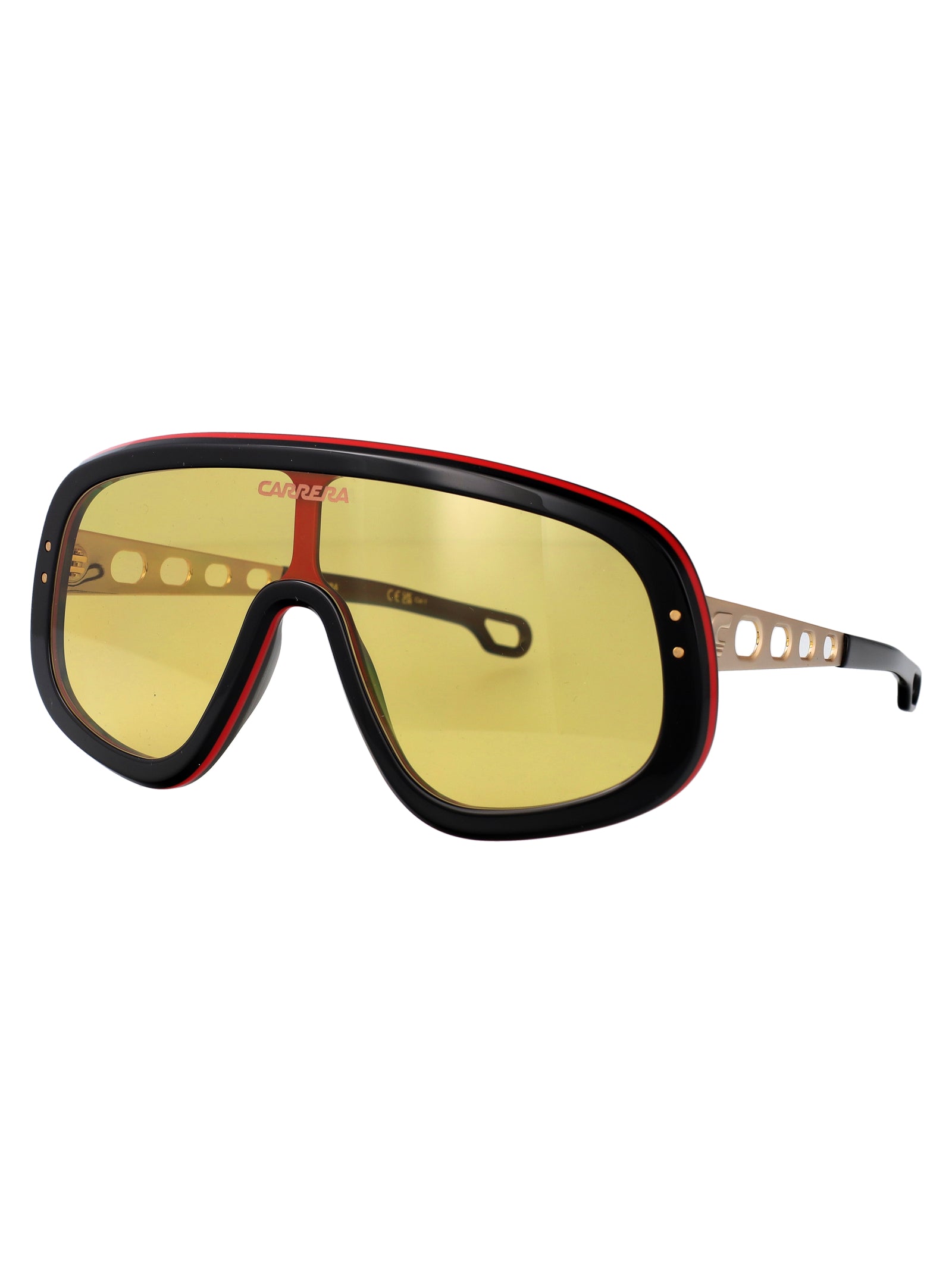BLACK RED ACETATE SUNGLASSES Carrera