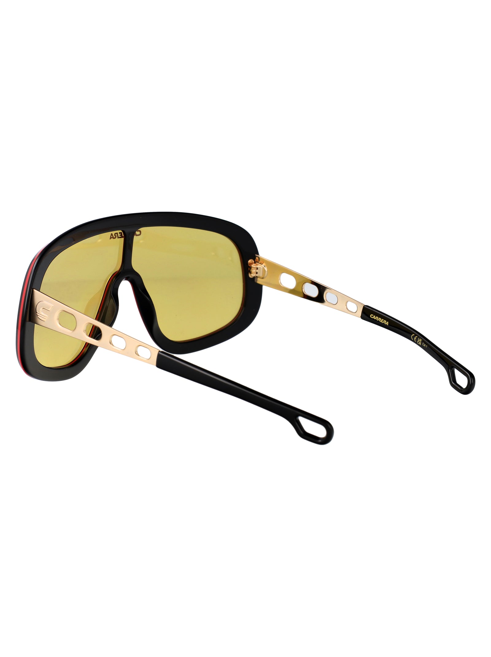 BLACK RED ACETATE SUNGLASSES Carrera