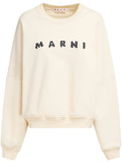COTTON SWEATSHIRT WITH PRINT Marni IVORY 42