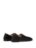 BLACK LEATHER LOAFERS Lemaire