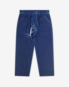 NAVY POLYESTER PANTS COMME DES GARÇONS SHIRT NAVY S