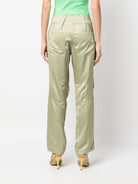 GREEN VISCOSE TROUSERS Fendi