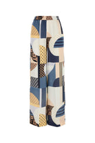 BLUE SILK TROUSERS Fendi BLUE 40