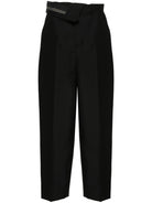 BLACK WOOL TROUSERS Fendi BLACK 40