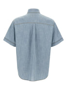 LIGHT BLUE CHAMBRAY SHIRT Fendi