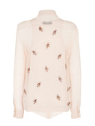 EMBROIDERED GEORGETTE TOP Fendi