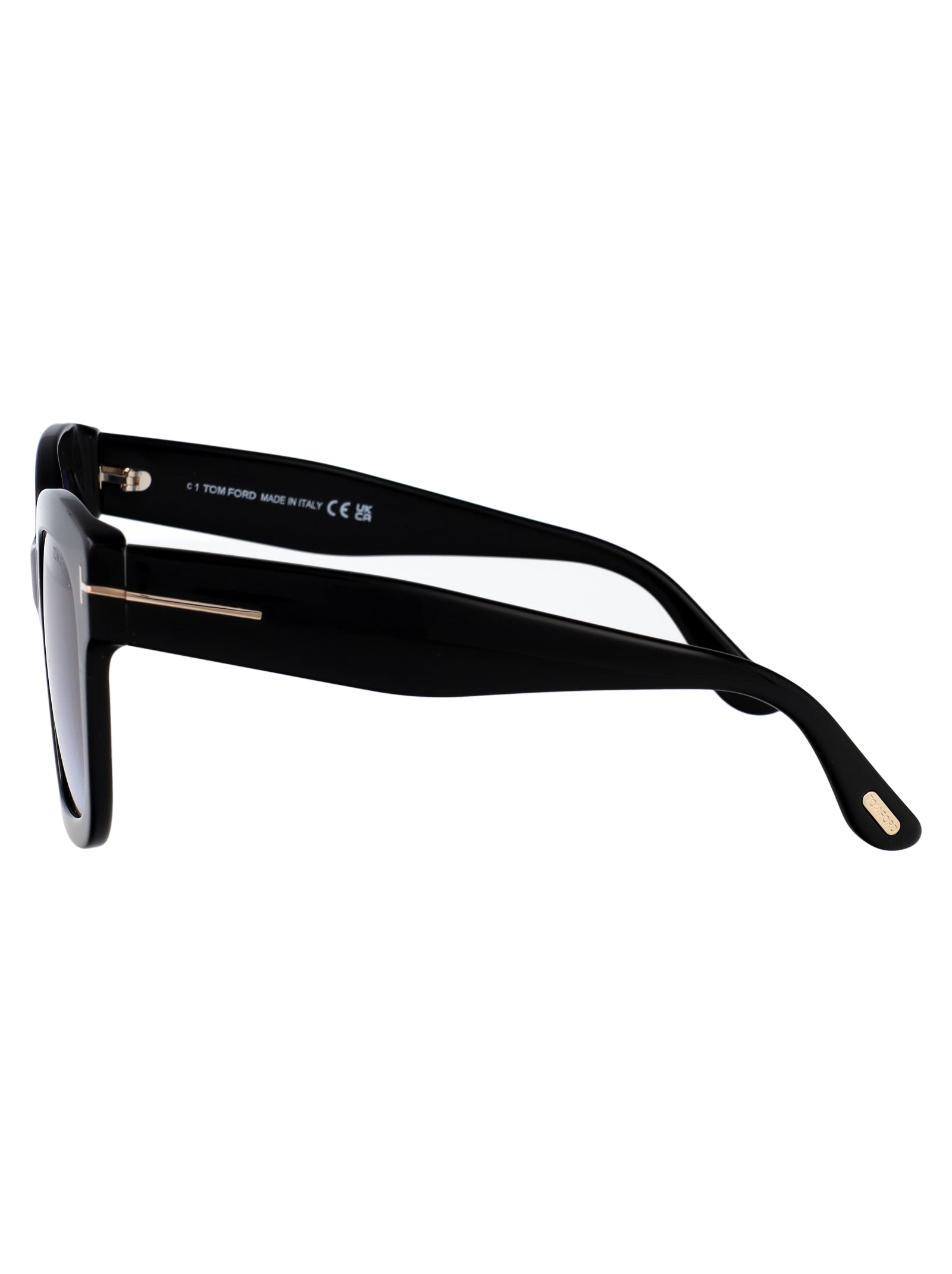 NERO LUCIDO / BLU GRAD ACETATE SUNGLASSES Tom Ford