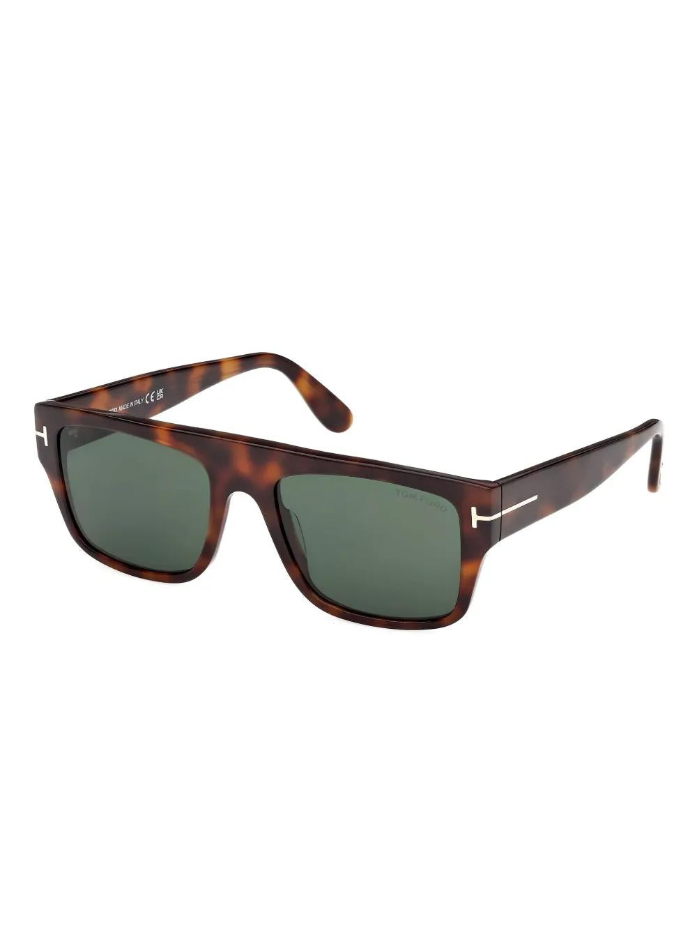 TORTOISESHELL SQUARE FRAME SUNGLASSES Tom Ford