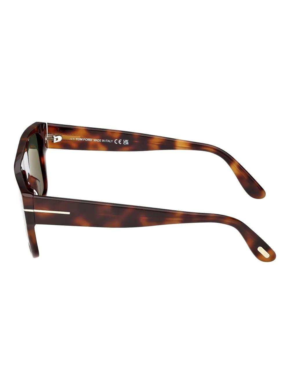 TORTOISESHELL SQUARE FRAME SUNGLASSES Tom Ford