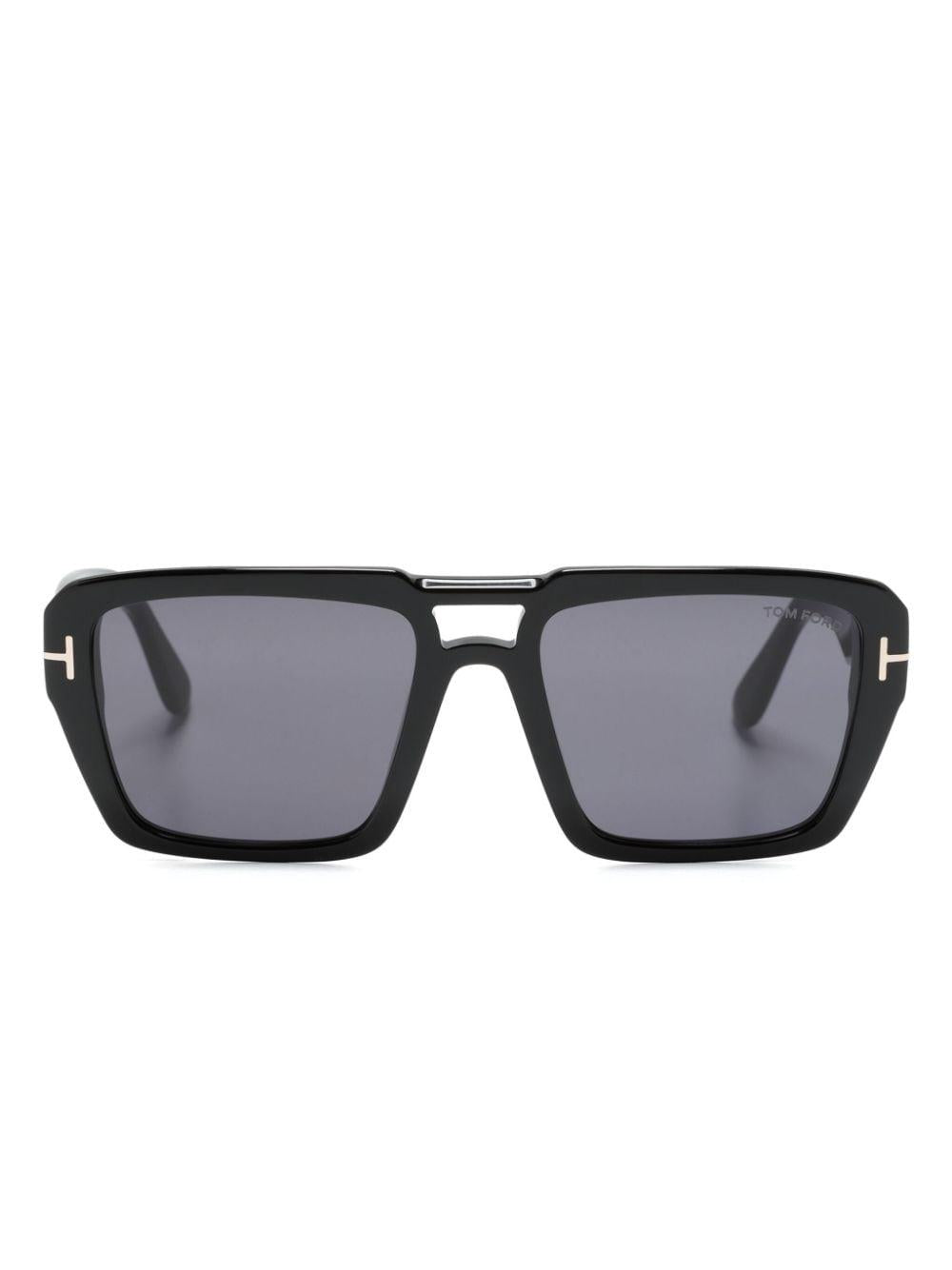 REDFORD Tom Ford SHINY BLACK / SMOKE 56