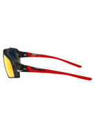 GREY W/ RED MIRROR MATTE ANTHRACITE ACETATE SUNGLASSES Nike
