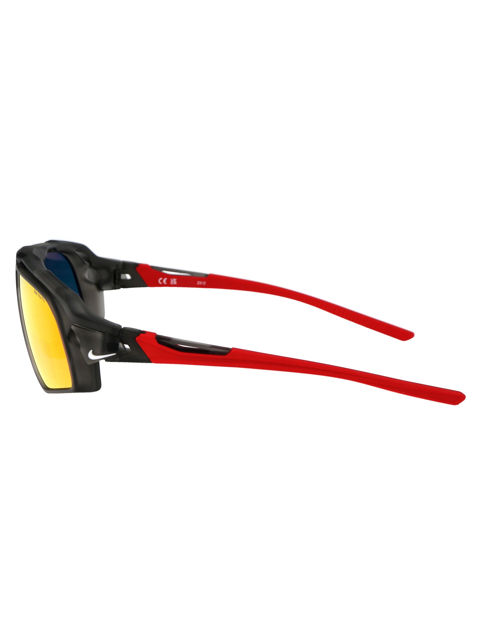 GREY W/ RED MIRROR MATTE ANTHRACITE ACETATE SUNGLASSES Nike