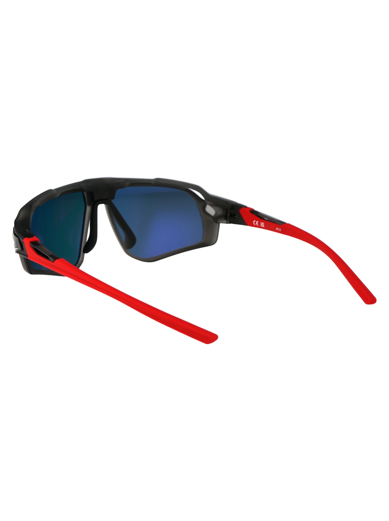GREY W/ RED MIRROR MATTE ANTHRACITE ACETATE SUNGLASSES Nike