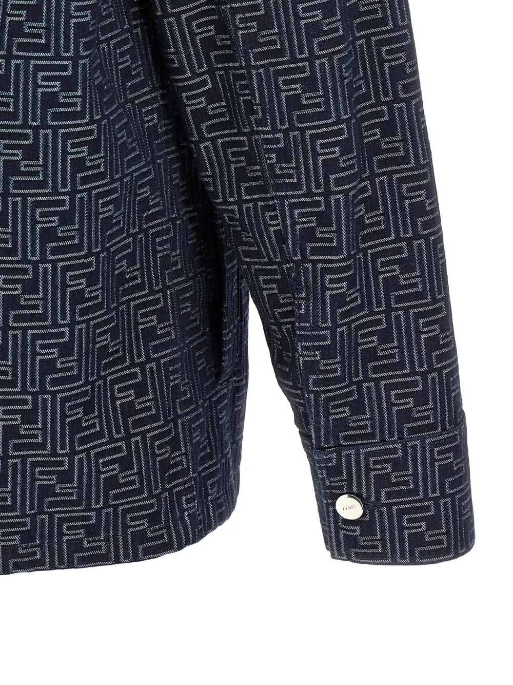 BLUE COTTON JACKETS Fendi