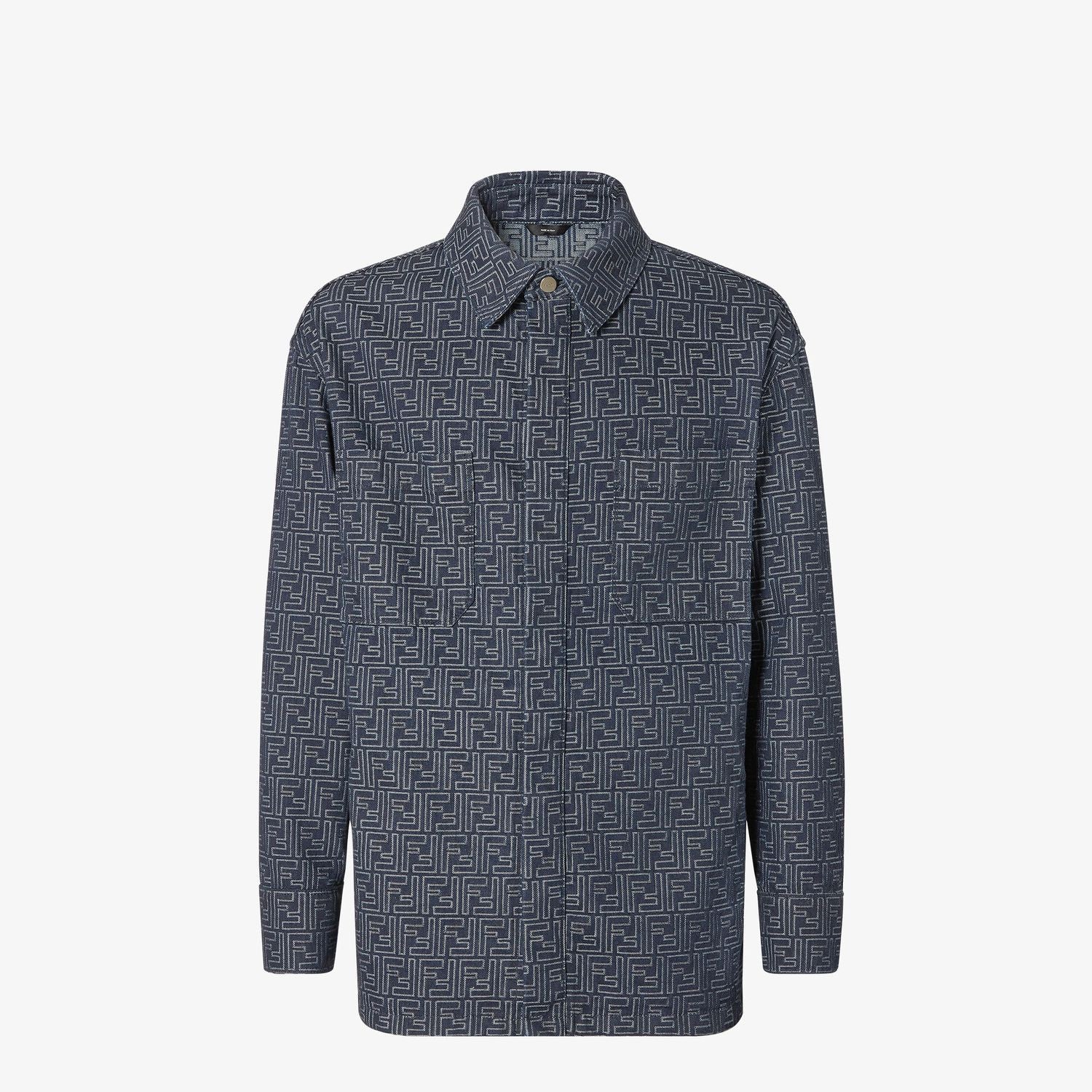 EMBROIDERED DENIM JACKET Fendi PRINTED 52