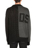 SWEATER WITH LOGO INLAY GCDS