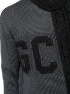 SWEATER WITH LOGO INLAY GCDS