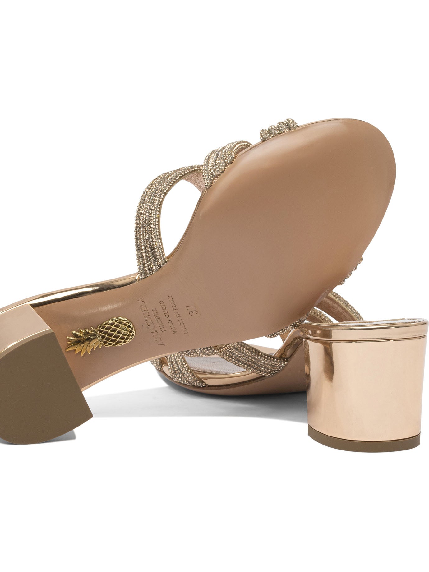 PINK CALF LEATHER SANDALS Aquazzura