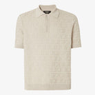 GREY COTTON POLO SHIRTS Fendi GREY 50