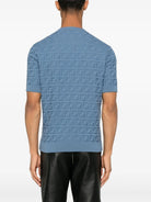 BLUE COTTON T-SHIRTS Fendi