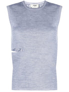 WOOL GREY TOPS Fendi GREY 44