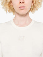 WHITE COTTON T-SHIRTS Fendi