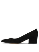BLACK LEATHER HEELED SHOES Gianvito Rossi