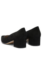 BLACK LEATHER HEELED SHOES Gianvito Rossi