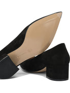 BLACK LEATHER HEELED SHOES Gianvito Rossi