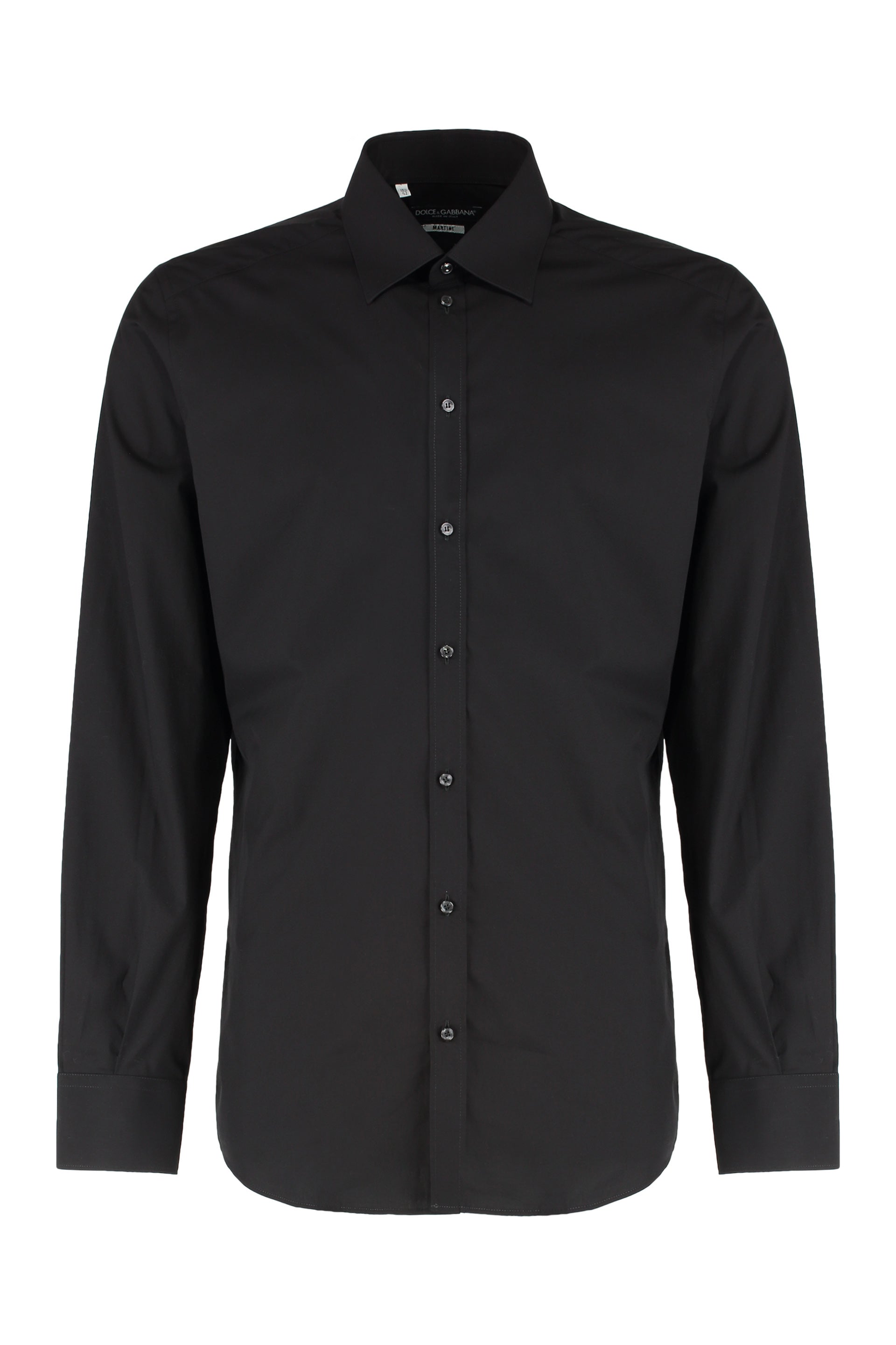 MARTINI COTTON SHIRT Dolce & Gabbana black 39