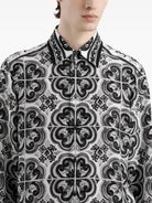 MAJOLICA-PRINT SILK SHIRT Dolce & Gabbana