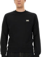 SWEATSHIRT WITH LOGO PLAQUE Dolce & Gabbana