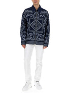 NAVY PRINT CARDIGAN Dolce & Gabbana