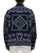 NAVY PRINT CARDIGAN Dolce & Gabbana