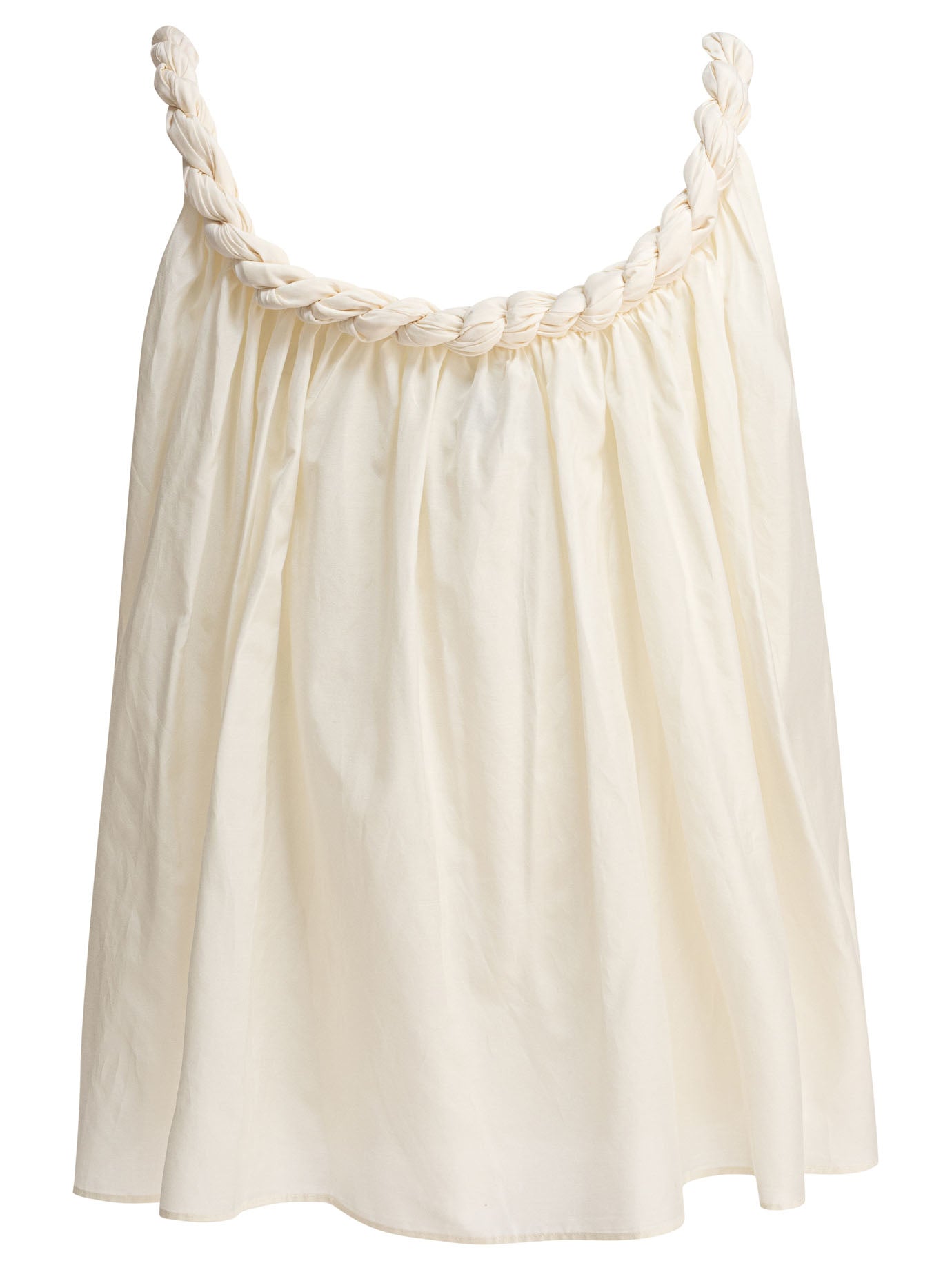 BEIGE SILK TOP LOULOU DE SAISON
