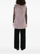 FAUX-FUR SLEEVELESS VEST Herno