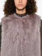 FAUX-FUR SLEEVELESS VEST Herno