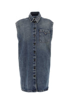 DENIM SLEEVELESS SHIRT Prada BLUE 38