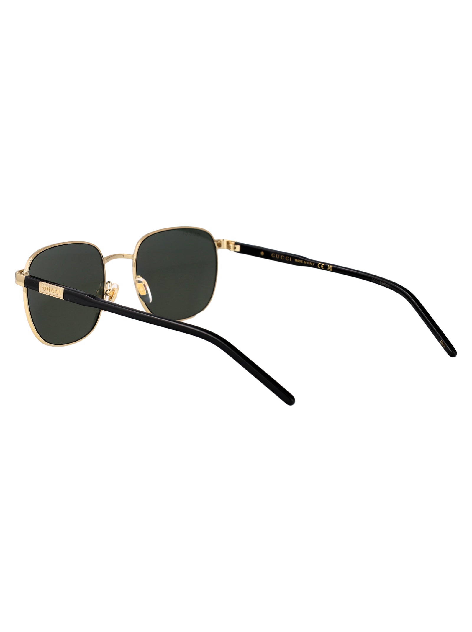 GOLD-BLACK-GREY METAL SUNGLASSES Gucci