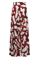 PRINTED SILK SKIRT MARINELLA PICCINNO red 40