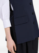 WOOL WAISTCOAT WITH SIDE SLITS Marni