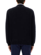 BLUE COTTON SWEATERS Golden Goose