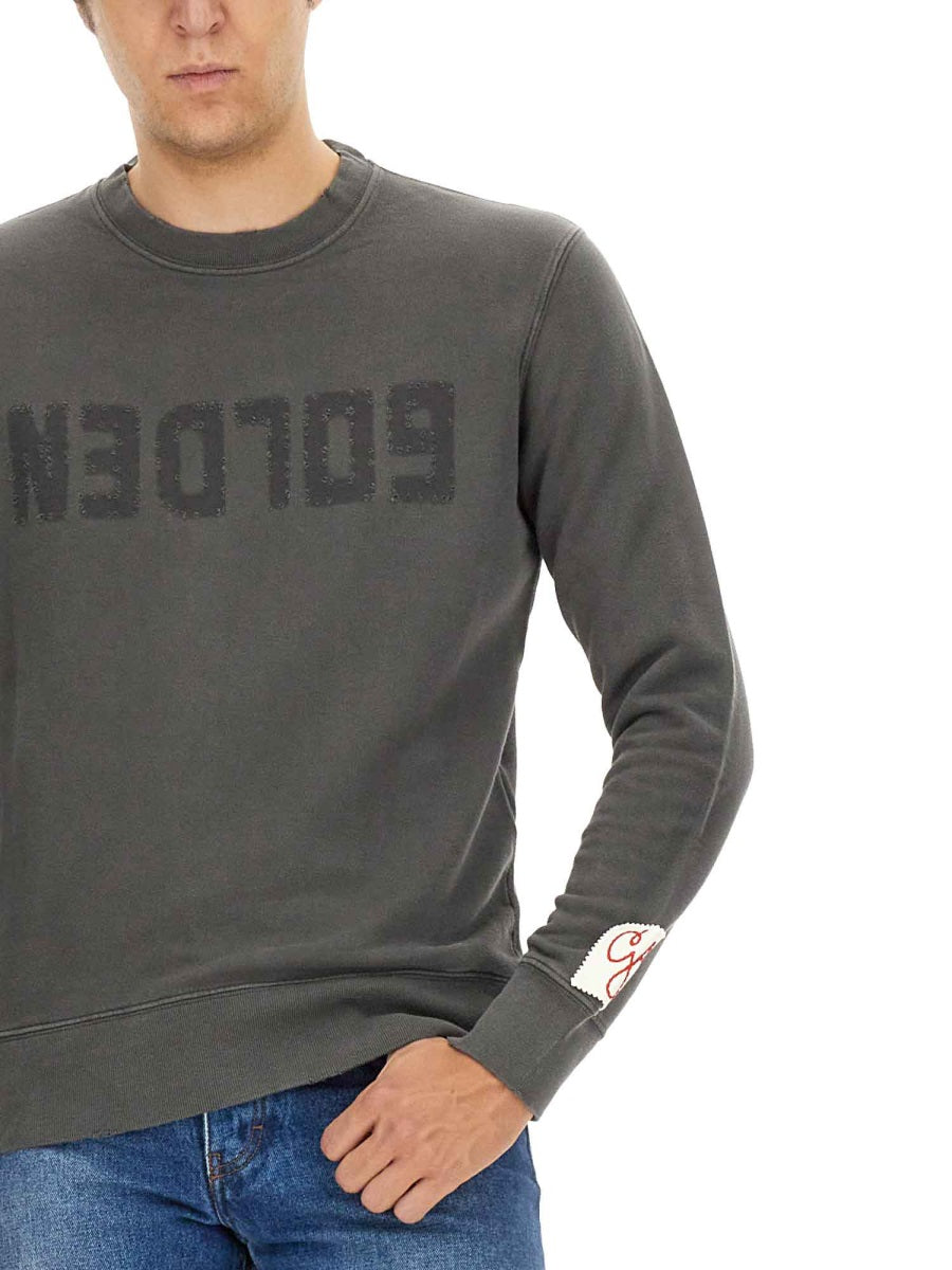 FELPA CON LOGO Golden Goose