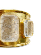 BRAZALETE CRISTAL DE ROCA DORADO GOOSSENS
