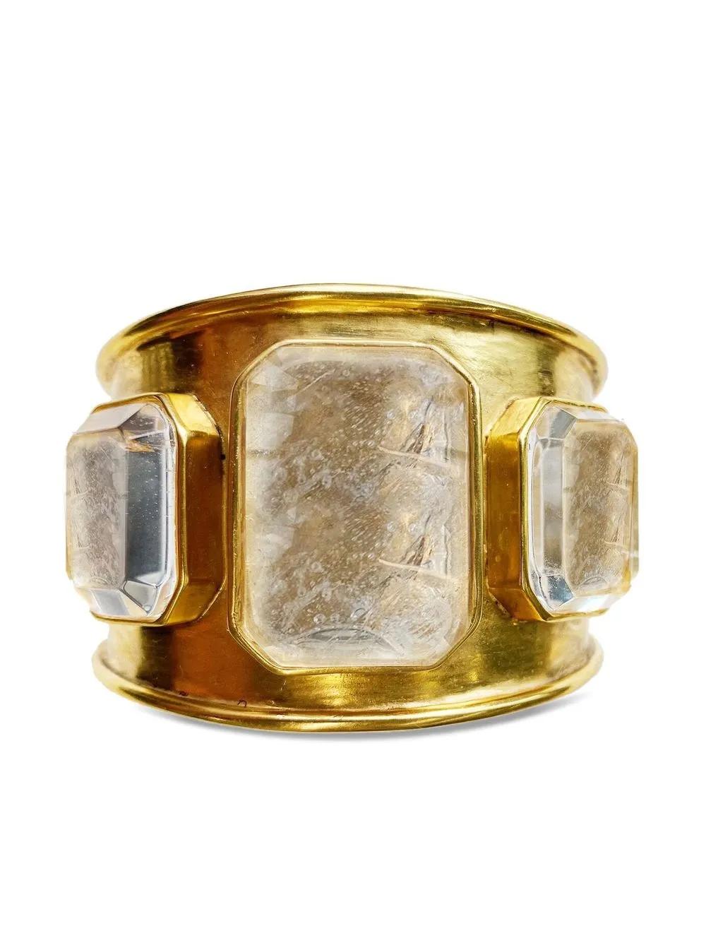 BRAZALETE CRISTAL DE ROCA DORADO GOOSSENS DORADO XS