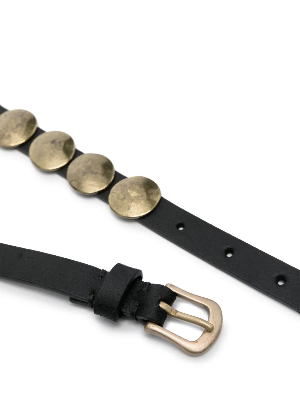 BELT TRINIDAD THIN WASHED LEATHER FLESH SIDE WITH STUDS Golden Goose