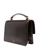 DARK BROWN LEATHER HANDBAGS Golden Goose