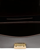 DARK BROWN LEATHER HANDBAGS Golden Goose