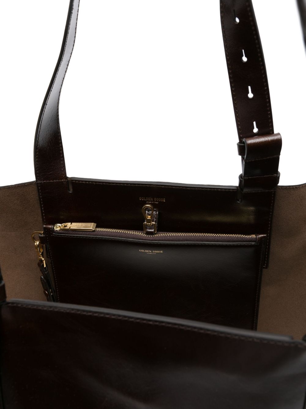 24.7 LEATHER HANDBAG Golden Goose